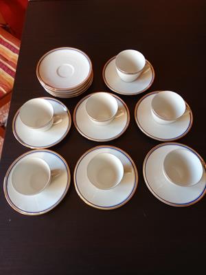 Johann Haviland - Set porcellana tazze da tè + teiera + piat