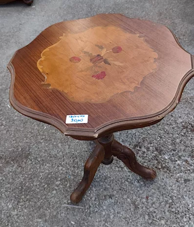 Tavolino Tripode in Legno - 25246