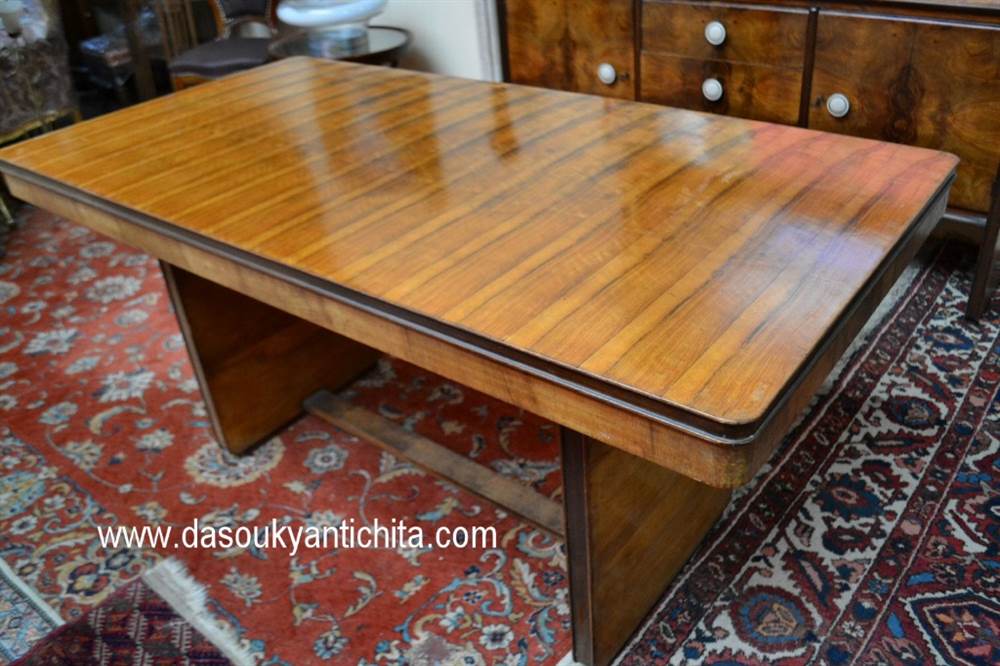 Tavolo da pranzo/scrittoio stile Art Déco anni 40/50, in ottime condizioni - Foto 8