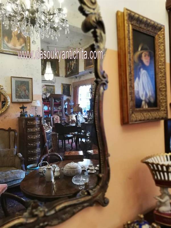 Antico specchio stile Barocco anni 50, in buone condizioni - Foto 6