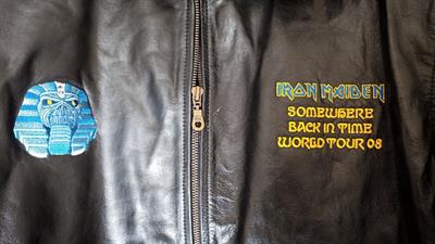 GIUBBOTTO ORIGINALE IRON MAIDEN IN PELLE (MISURA SMALL) - Foto 3