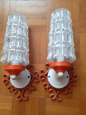 Lampade da parete vintage set 2 (25,00 la coppia) anni 50