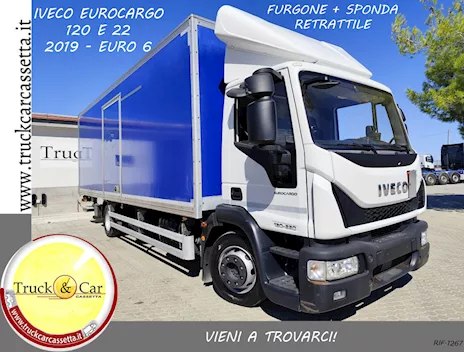 Iveco Eurocargo 120 E 22 - 2019 - furgone con sponda