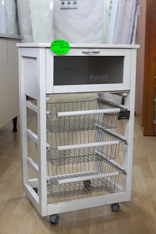 Carrello Portavivande Bianco - 24290