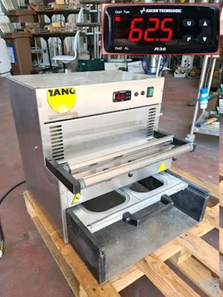 Termosigillatrice per vaschette alimentari usata, marca Yang mod - Foto 2