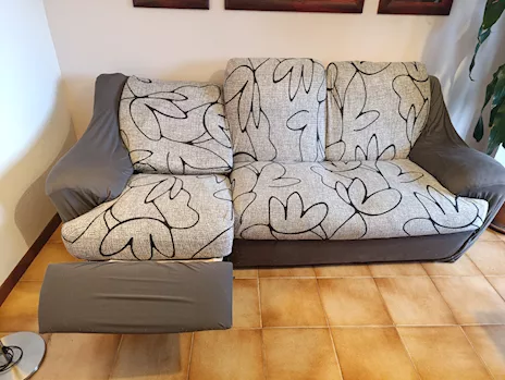 Divano Natuzzi Con meccanismo relax - Saluzzo, color beige - Anteprima 1