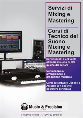 Corsi di Tecnico del Suono Mixing e Mastering e servizi