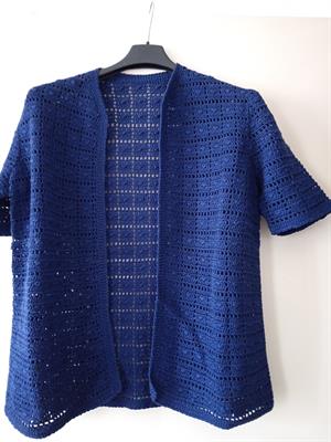 Gilet uncinetto a mano 100% cotone