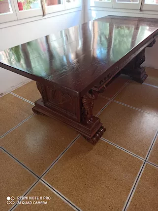 TAVOLO SCRIVANIA RINASCIMENTALE - Foto 3