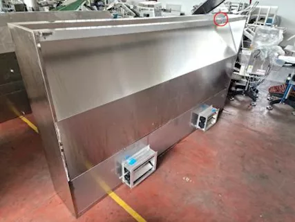 Cappa a parete per gastronomia usata, marca SRCA - Foto 2