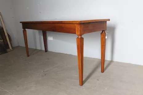 Antico tavolo fratino Luigi XVI noce toscano - mis. 180 x 59