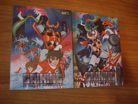 Gaiking magnetico robot box DVD originali yamato