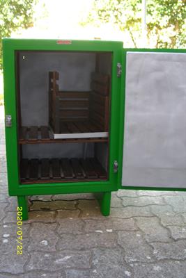 Ghiacciaia anni 20/30, in legno - Foto 2