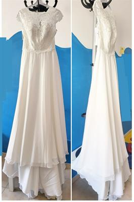 Semplice bellissimo abito da sposa