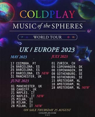 Biglietto Coldplay