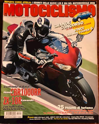 Motociclismo 01/2008 Ducati 848/Yamaha YZF-R6-BMW R120GS-GS