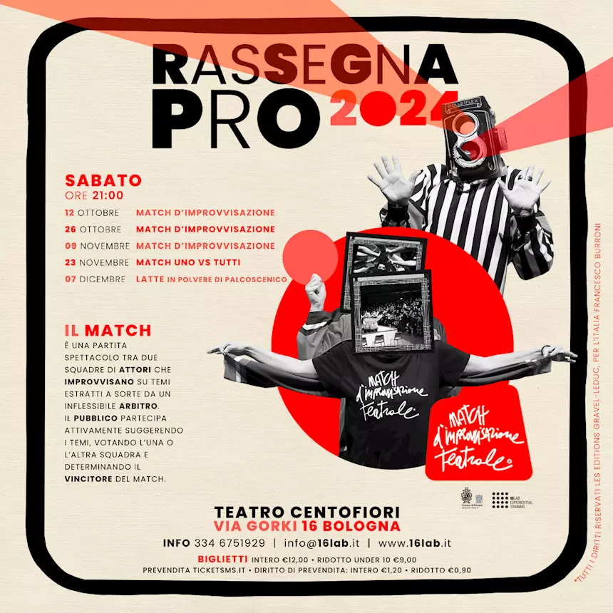 Match di improvvisazione teatrale Rassegna Pro