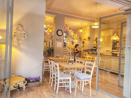 Bancone caffetteria shabby