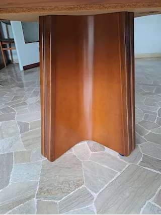 Tavolo Rotondo in legno allungabile - Foto 4