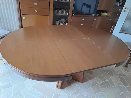 Tavolo Rotondo in legno allungabile - Foto 6