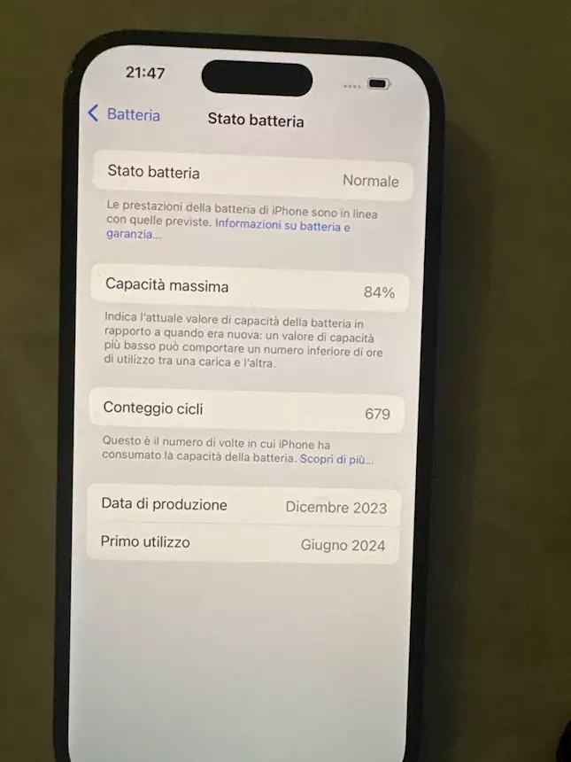 Foto 3Iphone 15 128GB, come nuovo
