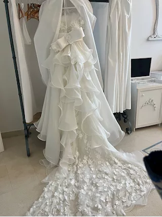 Abito da sposa stefano blandaleone 2023, taglia 42, ottimo stato - Anteprima 2