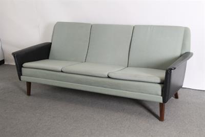 Divano design originale anni 50 Danimarca modernariato, colore salvia - Foto 2