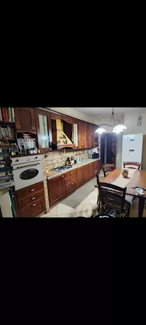 Cucina in finta muratura da cm. 460