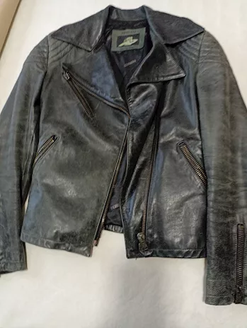 Giacca in pelle per donna fiorucci, taglia s - Anteprima 3