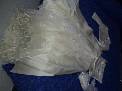 Abito da sposa avorio, prezzo trattabile - Foto 3