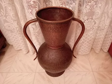 Anfora/portaombrelli in rame vintage