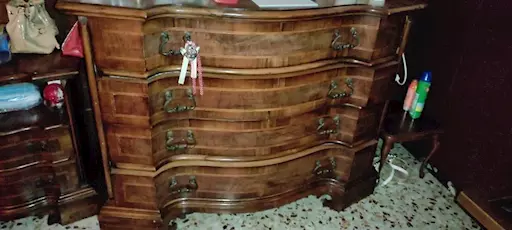 Comò in radica vintage