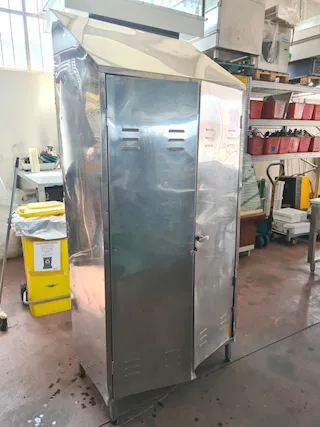 Armadio inox professionale usato