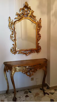 Consolle e specchio