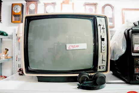 TV bianco e nera d’epoca - 24627