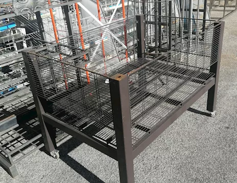 Cestone in Ferro Centrale 15673, colore marrone brunito, in buone condizioni - Foto 2