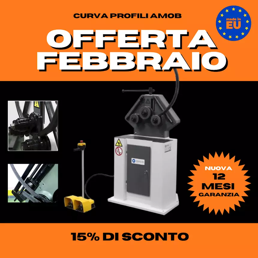 Offerta curva profili amob 45, pronta consegna