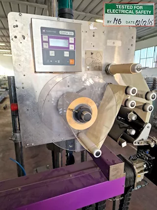 Etichetta pallet industriale usata, marca MI, mod. CimPak - Foto 4