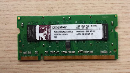 Memoria RAM Kingston 1GB-1Rx8-PC2-6400S-666-12-B2