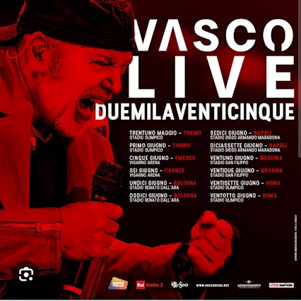 Vasco Rossi 16 giugno Napoli