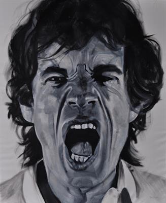 Dipinto Mick Jagger