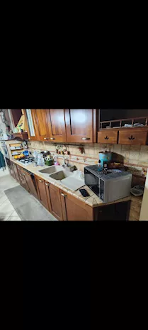 Cucina in finta muratura da cm. 460, completa di elettrodomestici - Anteprima 4