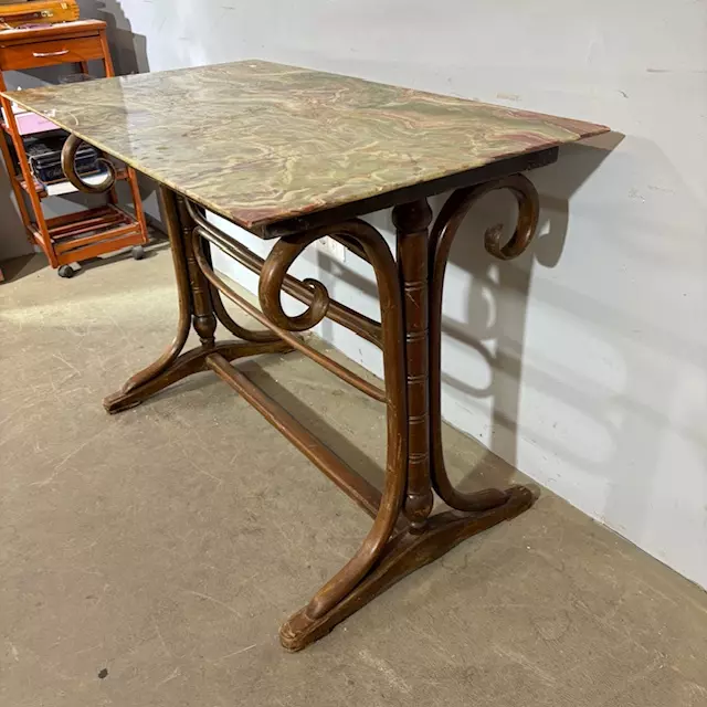 Antico tavolo Thonet art decò 1940 - Foto 6