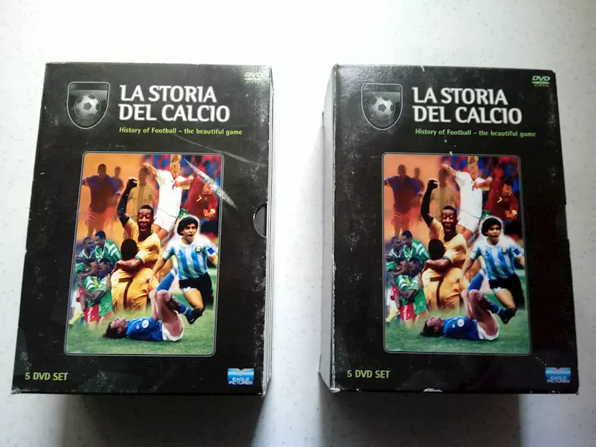 DVD La Storia del Calcio nuovi mai aperti ancora sigillati, in ottime condizioni