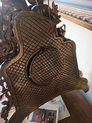 Parigina in bronzo con orologio No - Foto 3