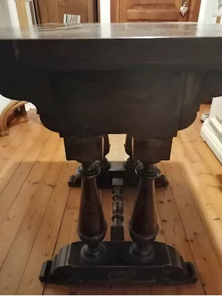 Vecchio tavolo in legno, anni 40/50, ottimo stato - Foto 3