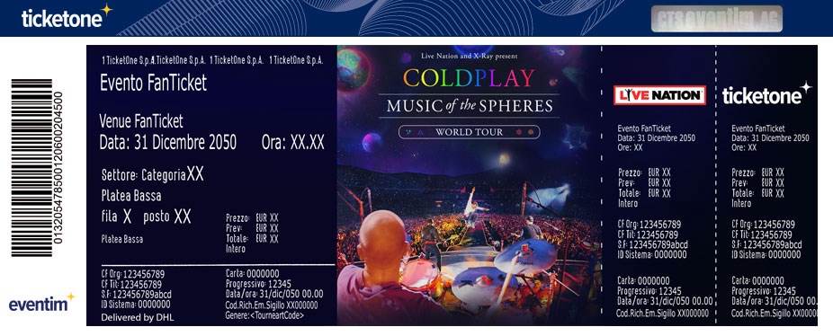 Cerco 1 biglietto distinti inferiori 22/06/2023 Coldplay