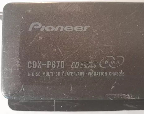 Lettore MultiCD Pioneer CDX P670 6 disc CD con cavi IP BUS - Foto 5