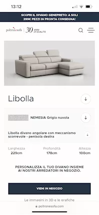 Divano letto Poltronesofa, ottime condizioni - Foto 6