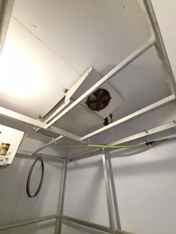 Cella doppia con ganciera da macelleria usata - Foto 4